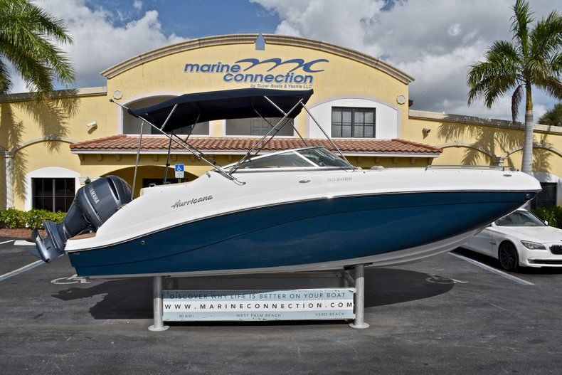New 2017 Hurricane SunDeck SD 2486 OB boat for sale in West Palm Beach, FL