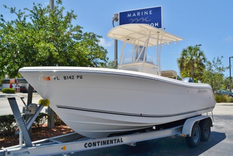 Thumbnail 1 for Used 2015 Cobia 217 Center Console boat for sale in Vero Beach, FL