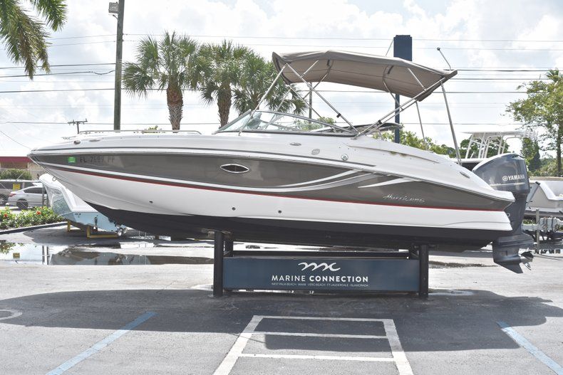 Thumbnail 4 for Used 2014 Hurricane SunDeck SD 2400 OB boat for sale in West Palm Beach, FL