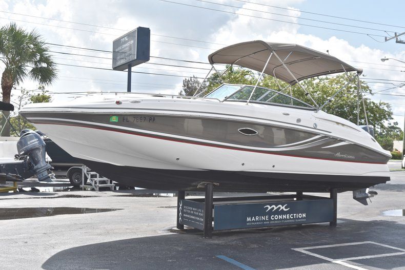 Thumbnail 3 for Used 2014 Hurricane SunDeck SD 2400 OB boat for sale in West Palm Beach, FL
