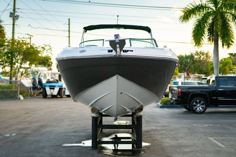 Thumbnail 2 for Used 2019 Hurricane SunDeck SD 2410 OB boat for sale in West Palm Beach, FL
