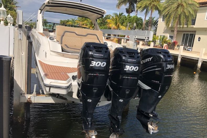 Thumbnail 3 for Used 2018 Sea Ray SLX 350 Outboard boat for sale in West Palm Beach, FL