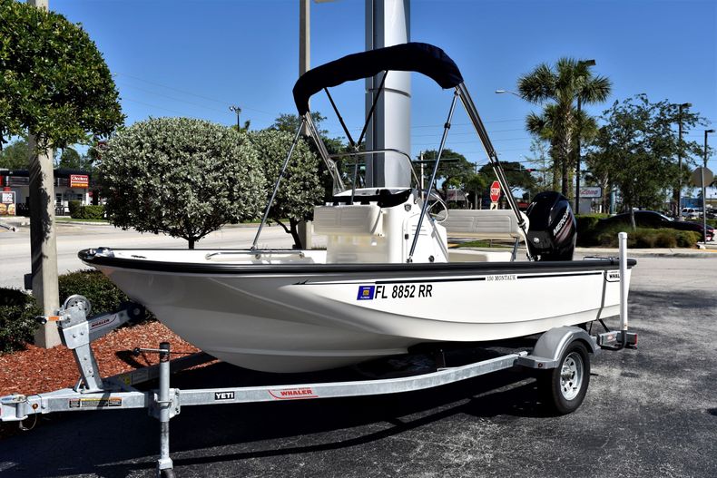 Thumbnail 3 for Used 2018 Boston Whaler 150 Montauk boat for sale in Vero Beach, FL
