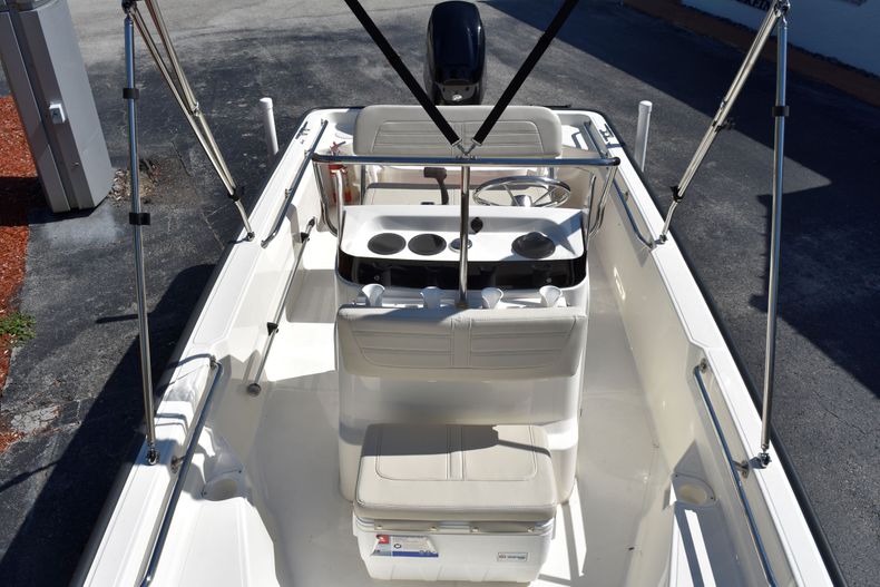 Thumbnail 18 for Used 2018 Boston Whaler 150 Montauk boat for sale in Vero Beach, FL