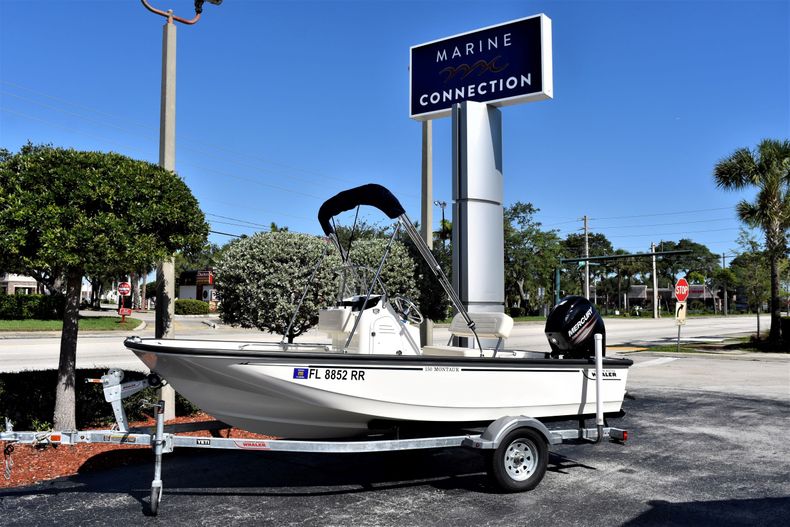 Thumbnail 2 for Used 2018 Boston Whaler 150 Montauk boat for sale in Vero Beach, FL