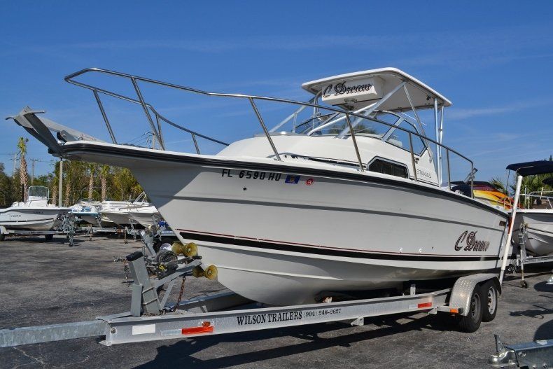 Thumbnail 1 for Used 1994 Stamos 240 family fish boat for sale in Vero Beach, FL