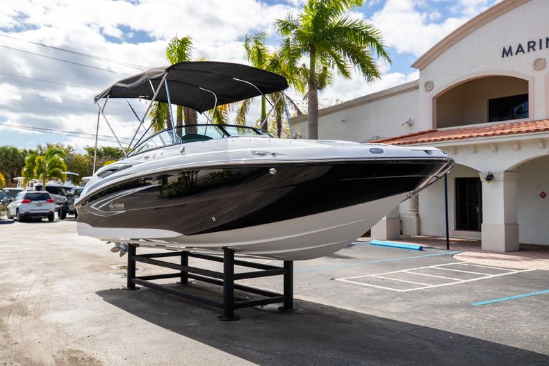 Thumbnail 1 for New 2021 Hurricane SunDeck SD 2410 OB boat for sale in Vero Beach, FL