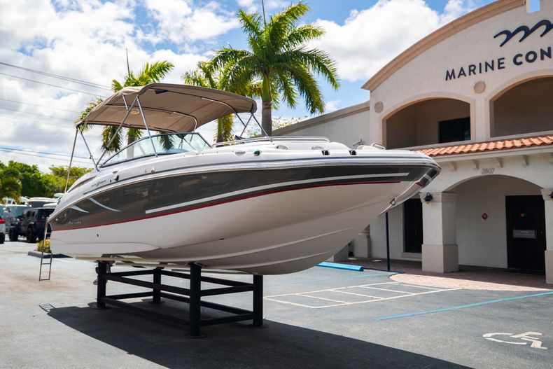Thumbnail 1 for Used 2014 Hurricane SunDeck SD 2400 OB boat for sale in West Palm Beach, FL