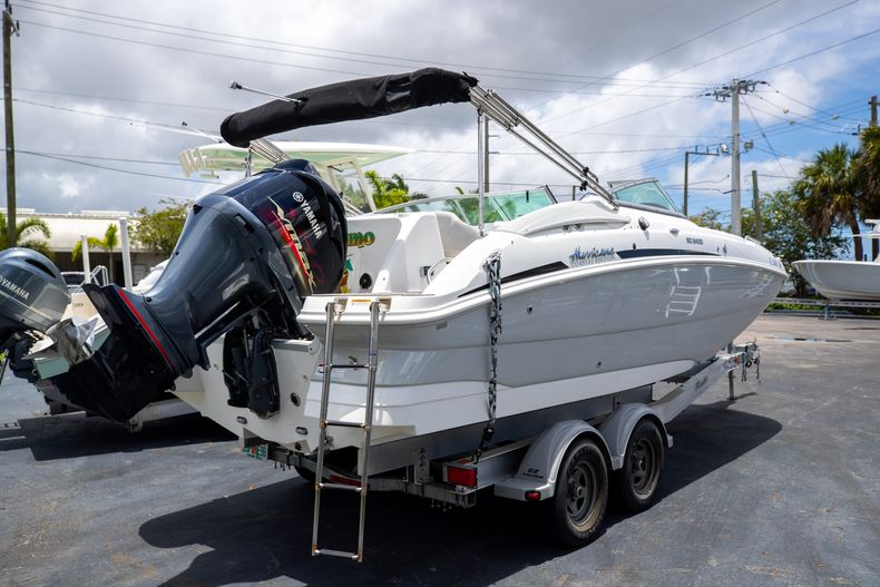 Thumbnail 1 for Used 2018 Hurricane SunDeck SD 2400 OB boat for sale in West Palm Beach, FL