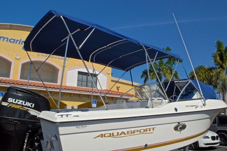 Thumbnail 8 for Used 2000 Aquasport 215 Osprey Sport DC boat for sale in West Palm Beach, FL