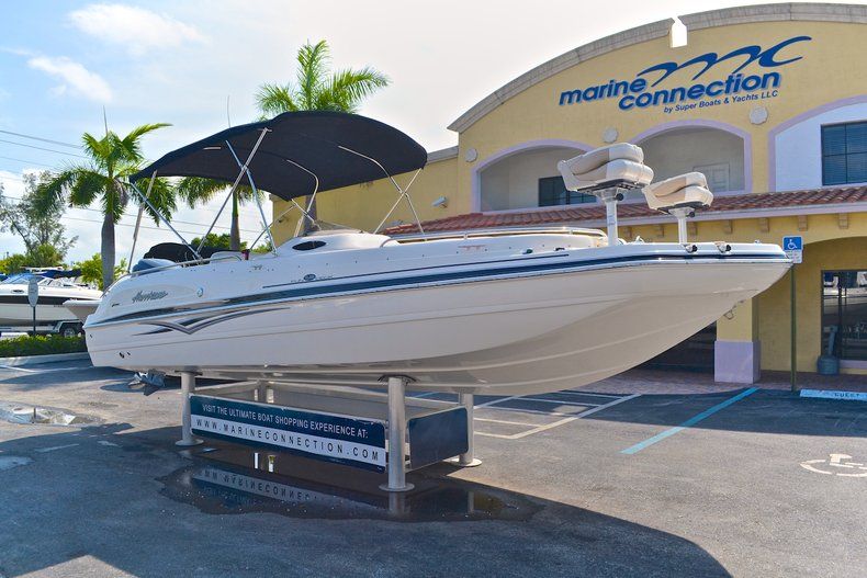 Thumbnail 1 for Used 2007 Hurricane FunDeck GS 232 OB boat for sale in West Palm Beach, FL