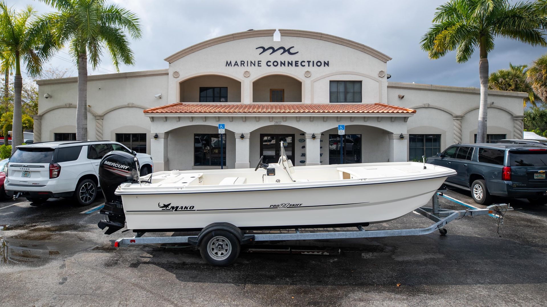 Used 2017 Mako Pro Skiff 21 CC #5206 image 1