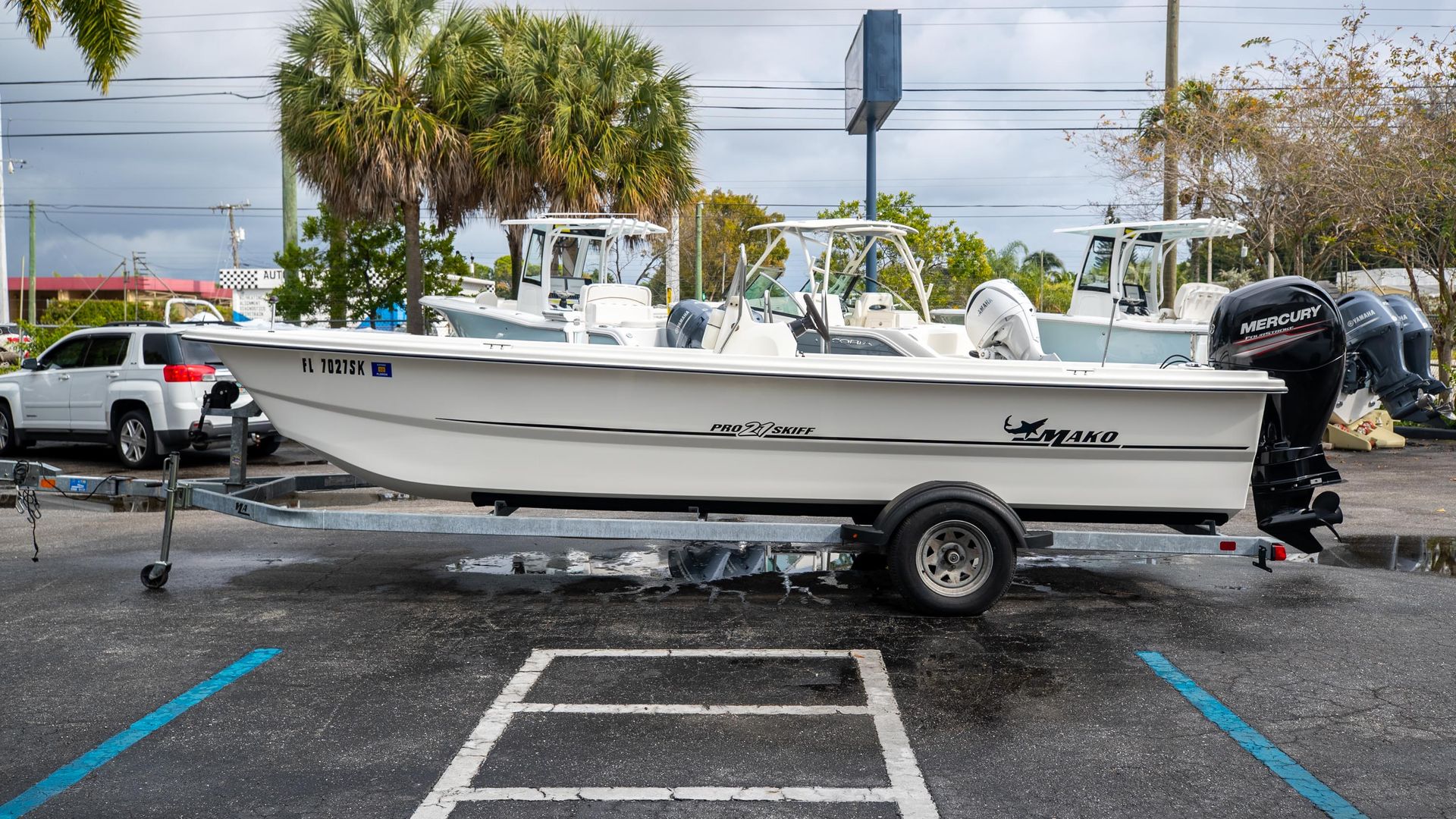 Used 2017 Mako Pro Skiff 21 CC #5206 image 7