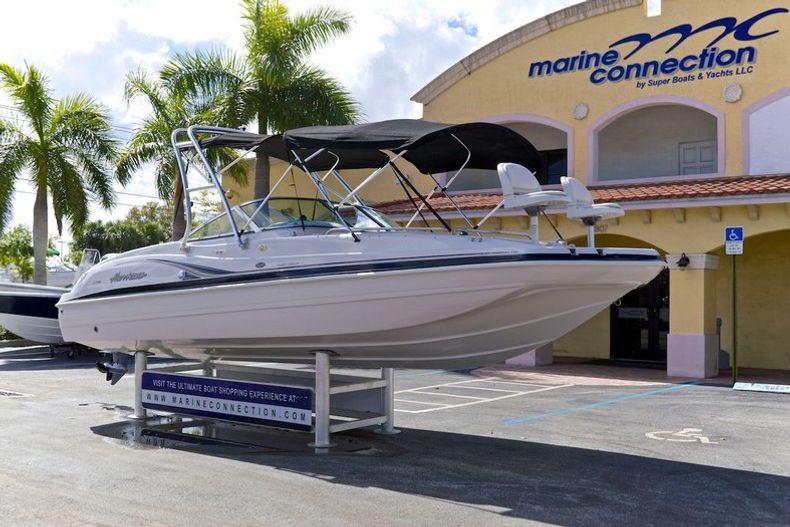 Thumbnail 1 for Used 2002 Hurricane SunDeck SD 237 OB boat for sale in West Palm Beach, FL