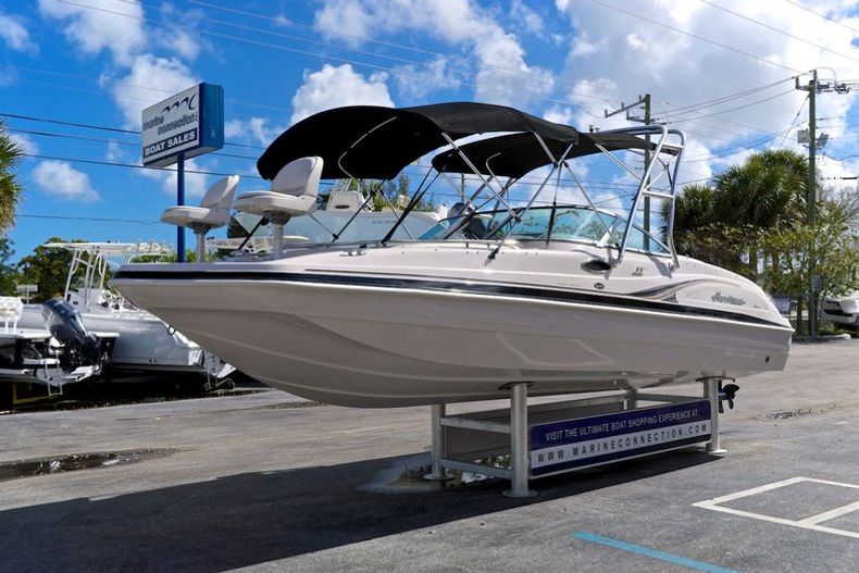 Thumbnail 3 for Used 2002 Hurricane SunDeck SD 237 OB boat for sale in West Palm Beach, FL