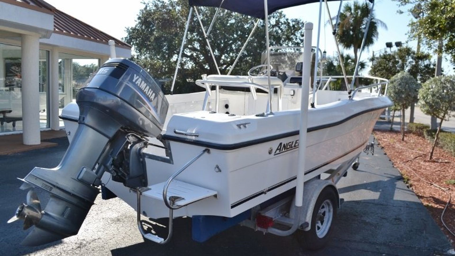 Used 2002 Angler 18 Center Console #0104 image 6