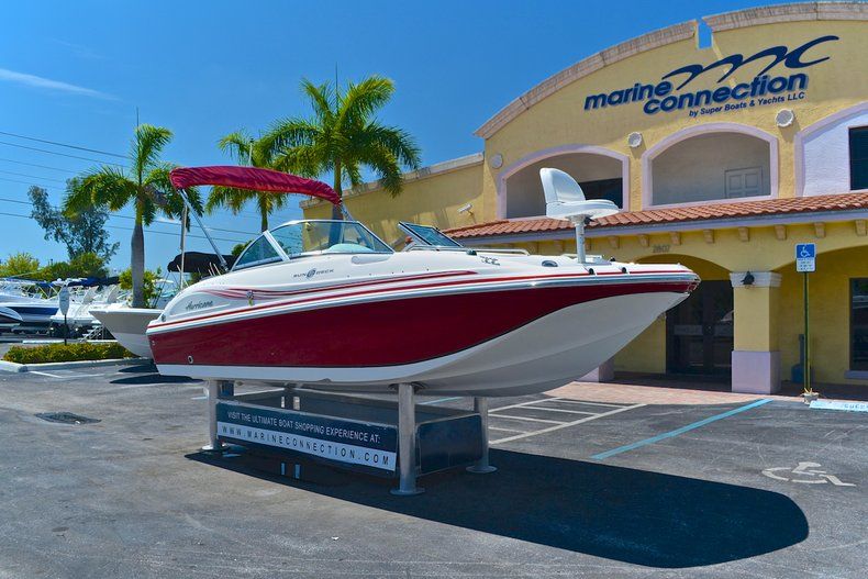 Thumbnail 9 for Used 2012 Hurricane SunDeck SD 187 OB boat for sale in West Palm Beach, FL