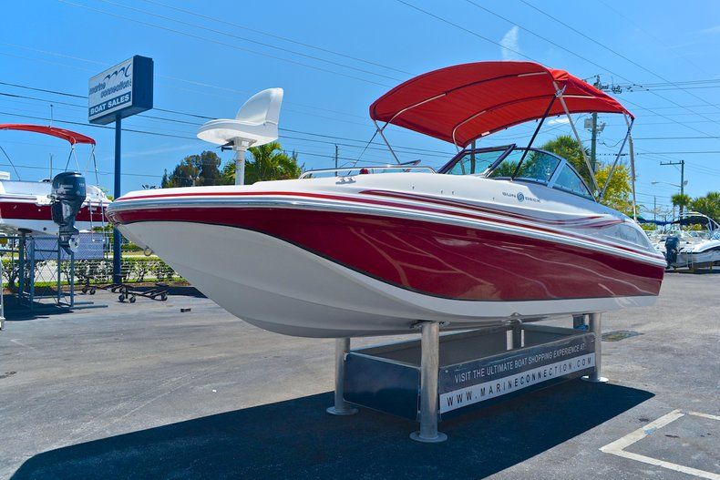 Thumbnail 3 for Used 2012 Hurricane SunDeck SD 187 OB boat for sale in West Palm Beach, FL