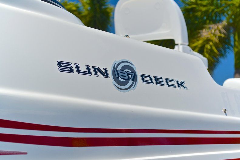 Thumbnail 17 for Used 2012 Hurricane SunDeck SD 187 OB boat for sale in West Palm Beach, FL
