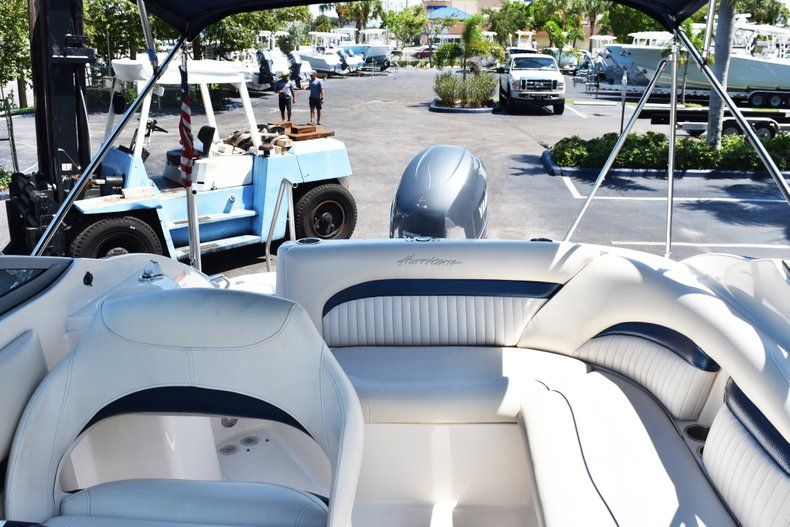 Thumbnail 24 for Used 2008 Hurricane SunDeck 220 OB boat for sale in West Palm Beach, FL