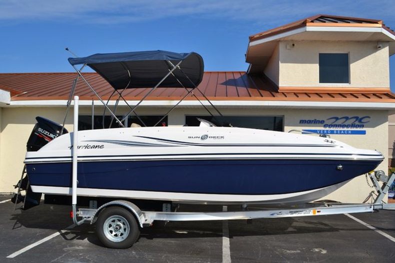 New 2015 Hurricane SunDeck Sport SS 188 OB boat for sale in Vero Beach, FL