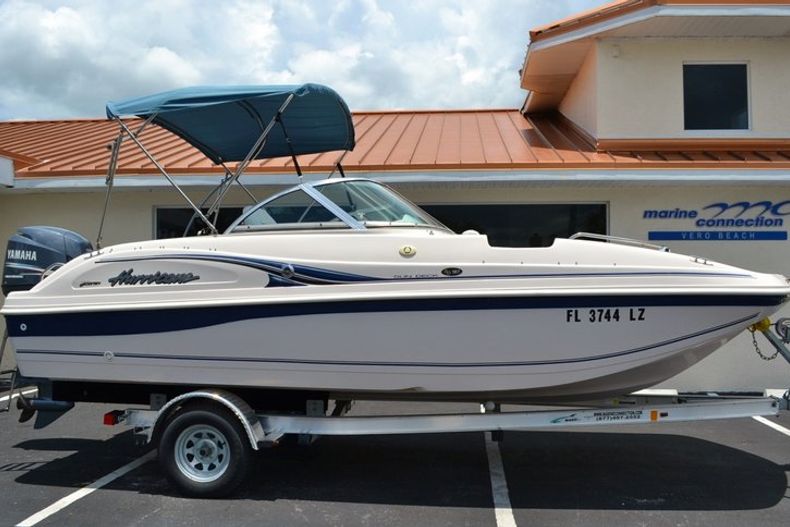 Used 2002 Hurricane SunDeck SD 187 OB boat for sale in Vero Beach, FL  (#3328), New & Used Boat Dealer