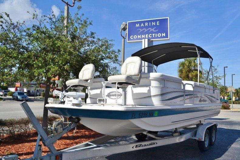 Thumbnail 1 for Used 2008 Hurricane FunDeck FD 226F4 OB boat for sale in Vero Beach, FL