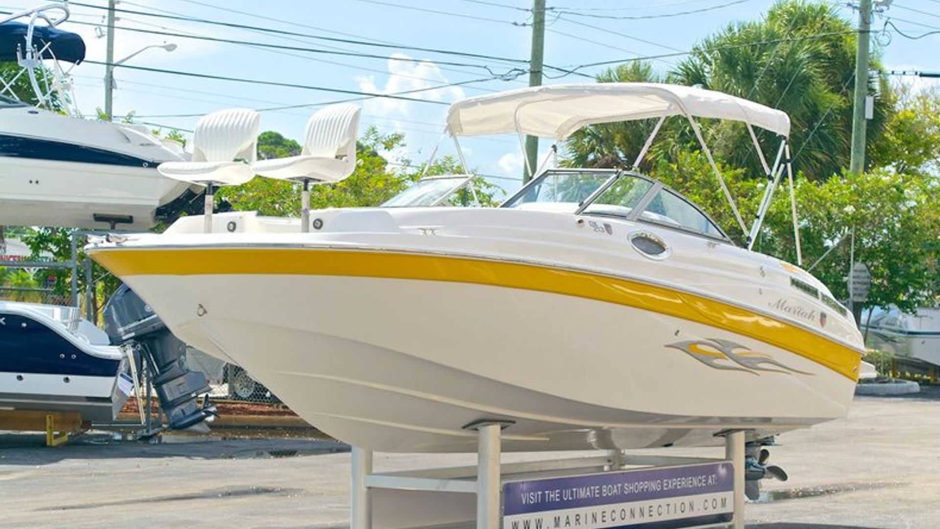 Used 2008 Mariah DX213 Deck Boat #F108 image 4