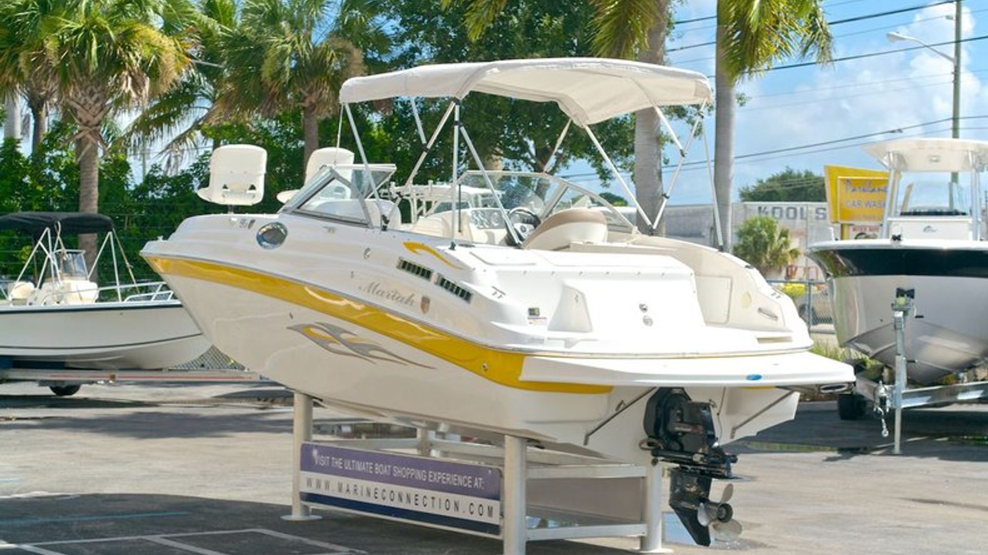 Used 2008 Mariah DX213 Deck Boat #F108 image 6