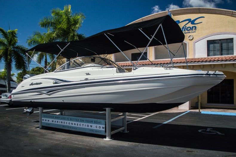 Thumbnail 1 for Used 2006 Hurricane SunDeck SD 237 OB boat for sale in West Palm Beach, FL
