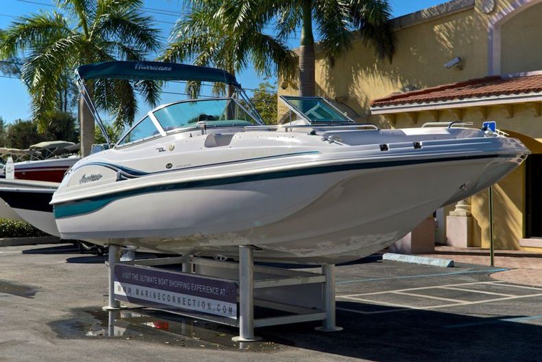 Thumbnail 1 for Used 2001 Hurricane SunDeck SD 217 OB boat for sale in West Palm Beach, FL