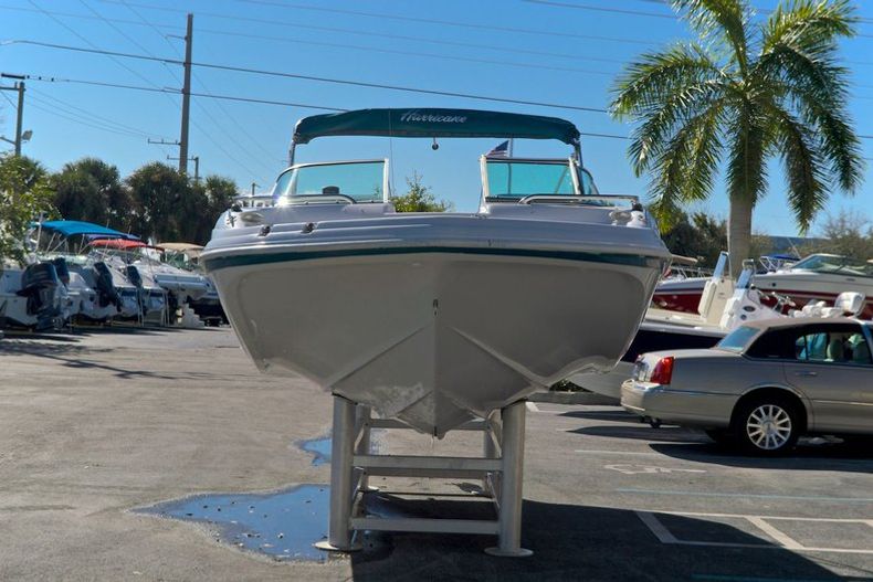 Thumbnail 2 for Used 2001 Hurricane SunDeck SD 217 OB boat for sale in West Palm Beach, FL