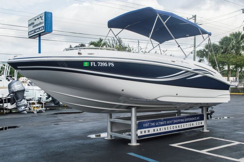 Thumbnail 3 for Used 2013 Hurricane SunDeck Sport SS 220 OB boat for sale in West Palm Beach, FL