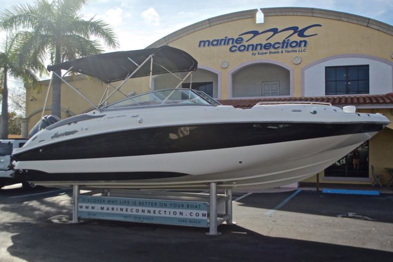 Thumbnail 1 for Used 2007 Hurricane SunDeck SD 2400 OB boat for sale in West Palm Beach, FL