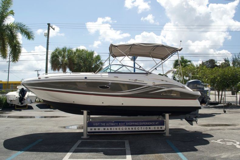 Thumbnail 3 for Used 2012 Hurricane SunDeck SD 2200 OB boat for sale in West Palm Beach, FL