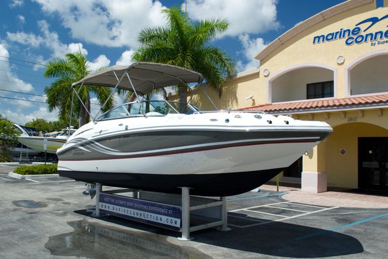 Thumbnail 1 for Used 2012 Hurricane SunDeck SD 2200 OB boat for sale in West Palm Beach, FL