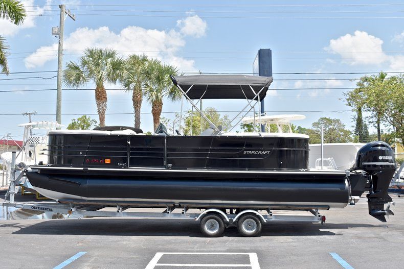 Thumbnail 5 for Used 2015 Starcraft SLS 3 Pontoon boat for sale in West Palm Beach, FL