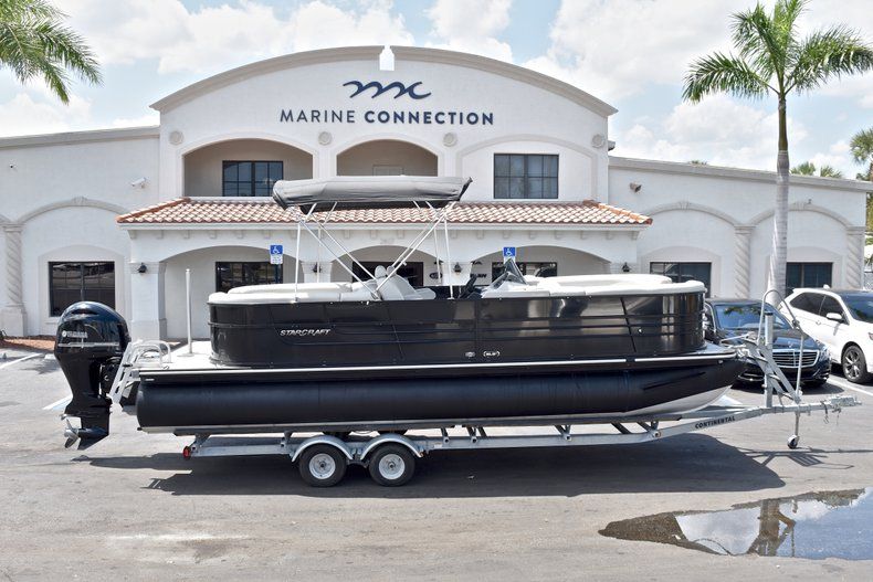Used 2015 Starcraft SLS 3 Pontoon boat for sale in West Palm Beach, FL