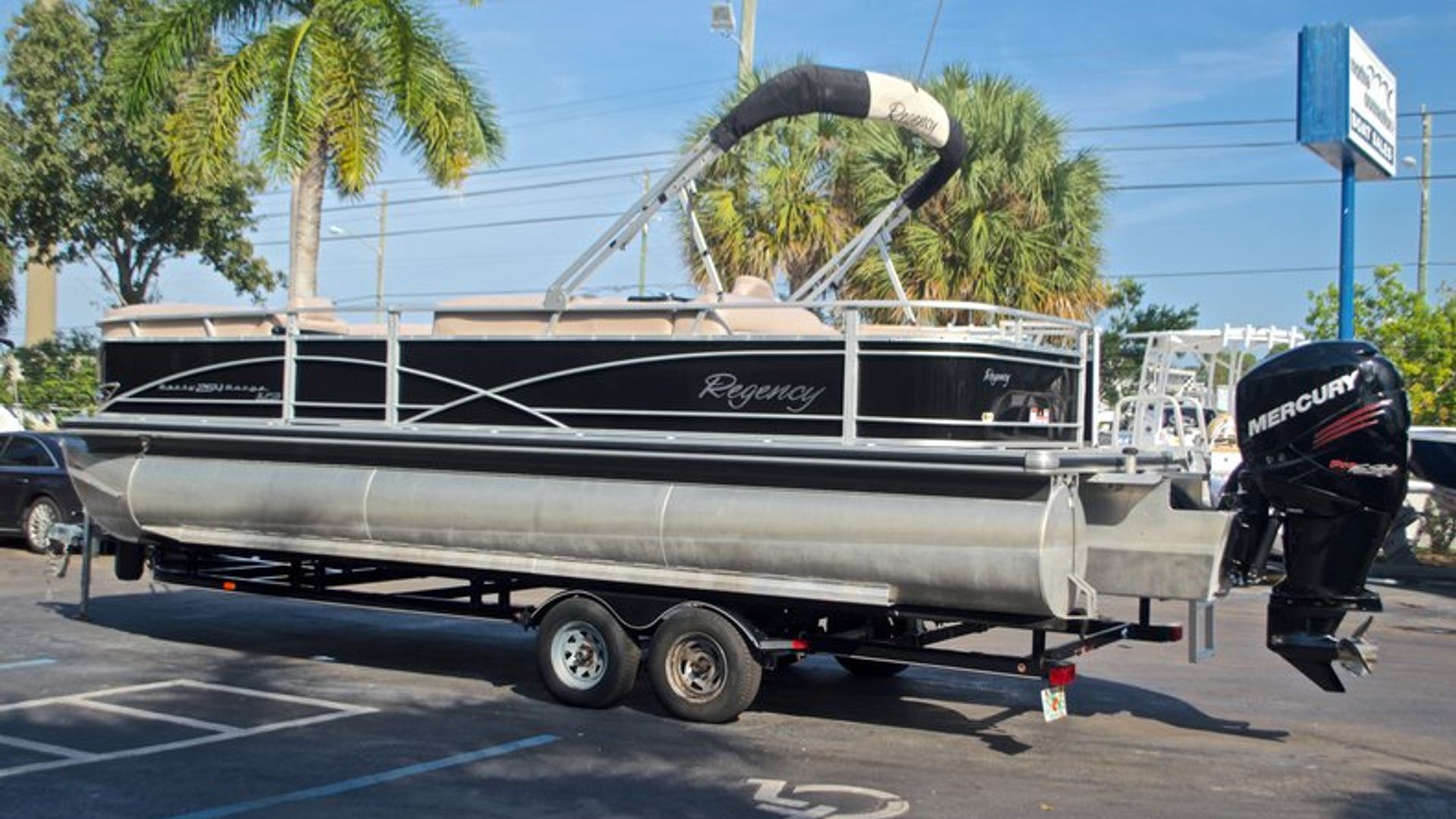 Used 2014 Regency Party Barge 254 XP3 #8806 image 7
