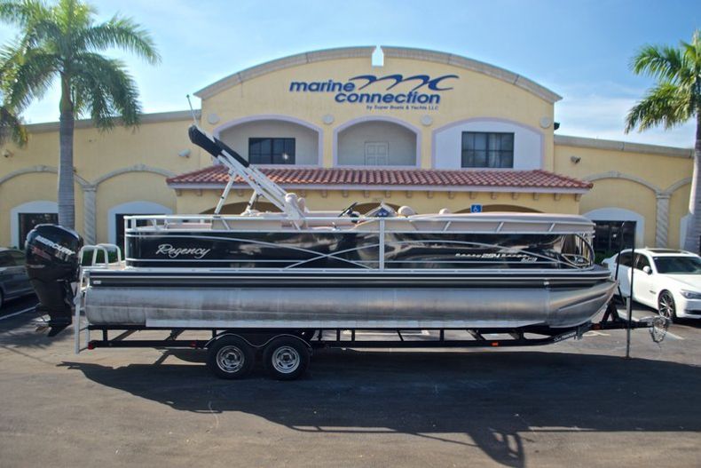 Thumbnail 0 for Used 2014 Regency Party Barge 254 XP3 boat for sale in West Palm Beach, FL