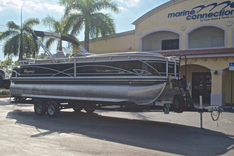 Thumbnail 2 for Used 2014 Regency Party Barge 254 XP3 boat for sale in West Palm Beach, FL