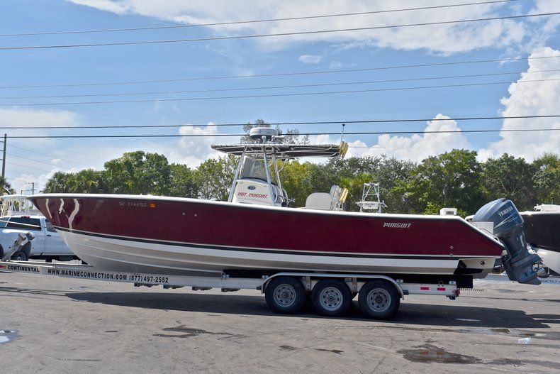 Thumbnail 1 for Used 2006 Pursuit 3480 Center Console boat for sale in West Palm Beach, FL