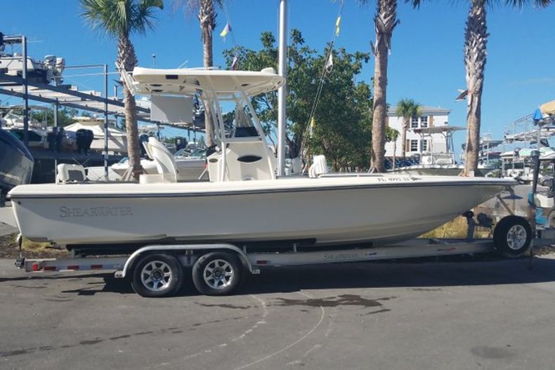 Thumbnail 1 for Used 2015 Shearwater 26 Carolina Bay Boat boat for sale in Islamorada, FL