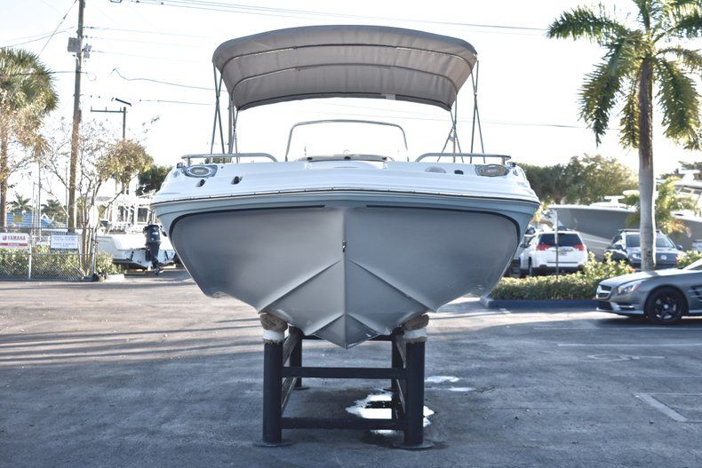 Thumbnail 2 for Used 2017 Hurricane SunDeck Sport SS 211 OB boat for sale in West Palm Beach, FL