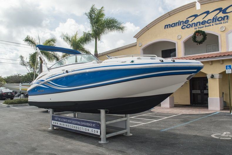 Thumbnail 1 for Used 2013 Hurricane SunDeck SD 2200 OB boat for sale in West Palm Beach, FL