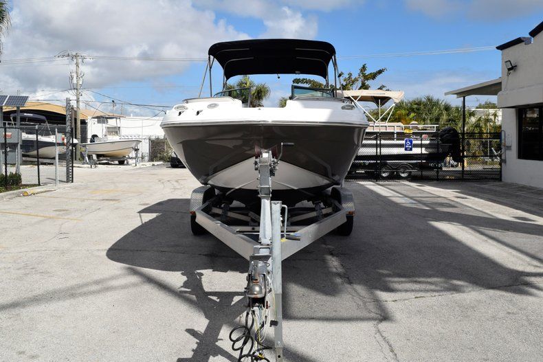 Thumbnail 2 for Used 2017 Hurricane SunDeck SD 2200 OB boat for sale in Fort Lauderdale, FL