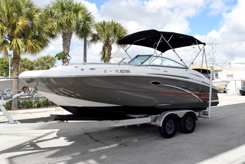 Thumbnail 3 for Used 2017 Hurricane SunDeck SD 2200 OB boat for sale in Fort Lauderdale, FL