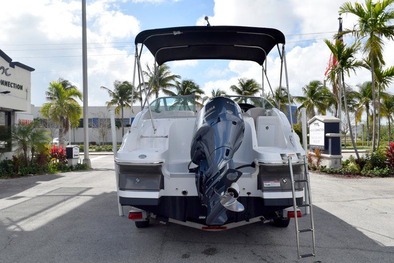 Thumbnail 6 for Used 2017 Hurricane SunDeck SD 2200 OB boat for sale in Fort Lauderdale, FL