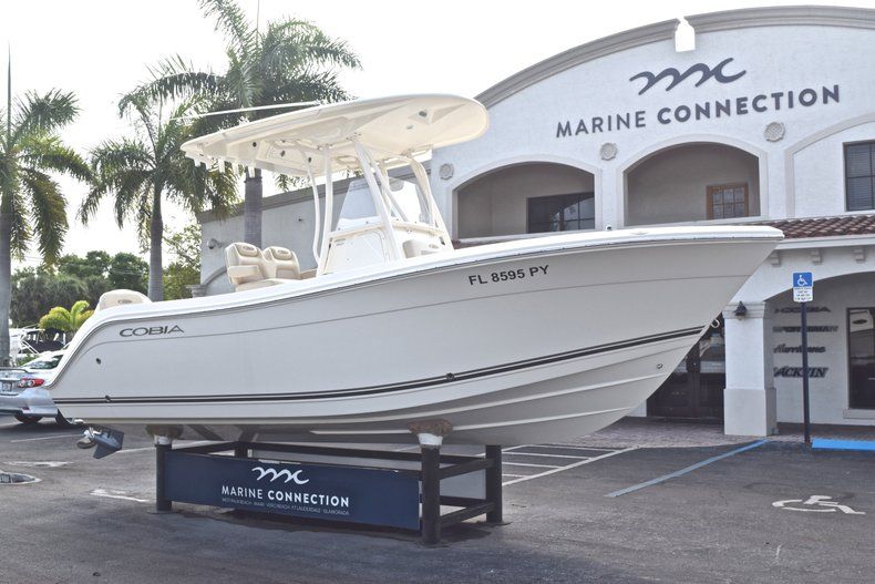 Thumbnail 1 for Used 2015 Cobia 217CC boat for sale in West Palm Beach, FL