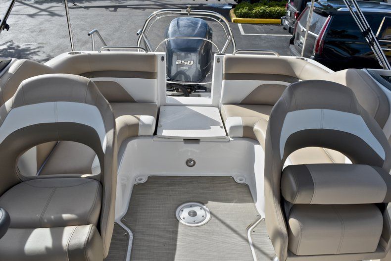 Thumbnail 9 for Used 2016 Hurricane SunDeck SD 2486 OB boat for sale in West Palm Beach, FL